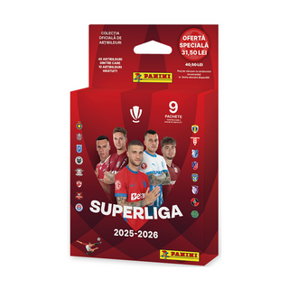 Set de stickere Panini - Superliga Romaniei (Ecoblister)