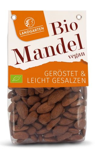 LANDGARTEN organic bademi pečeni slani 160 GR | 9004998005598