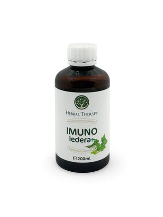 Sirop IMUNO Iederă + (Extract de Iederă, Flori de Soc, Tei, Iarbă Mare)