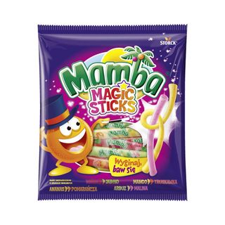 Caramele in forma de sticks Mamba Magic, 140 g