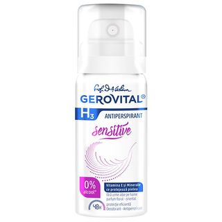 Gerovital H3 Deodorant Antiperspirant Sensitive 40ML