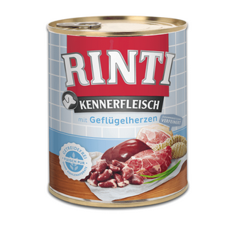 Hrana umeda pentru caini Rinti Adult cu inima de pui 800 g