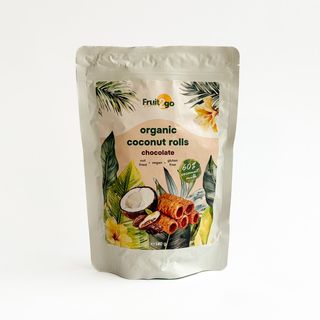 FRUIT2GO Rulouri de cocos cu ciocolata 140g