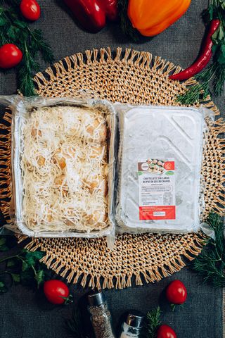 Chiftele cu carne de pui în sos Bechamel