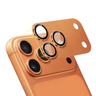 Set Folii Camera Cellara Sapphire 360 Metal Pentru iPhone 17 Pro - Portocaliu,WS81199