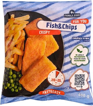 Panirani Filet Sa Pomfritom 400G Family Fish