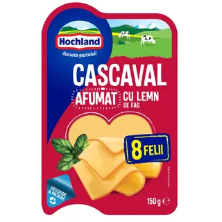 Hochland, Cascaval afumat felii 150g (ID 55964)