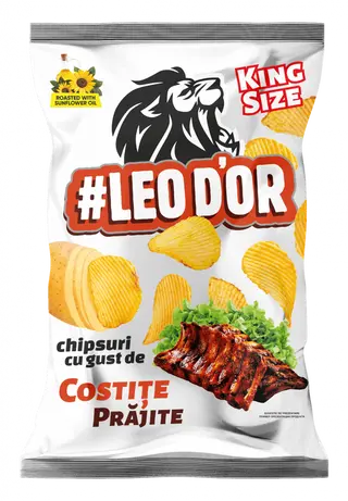 Chipsuri Leodor cu smantana si ceapa 100g