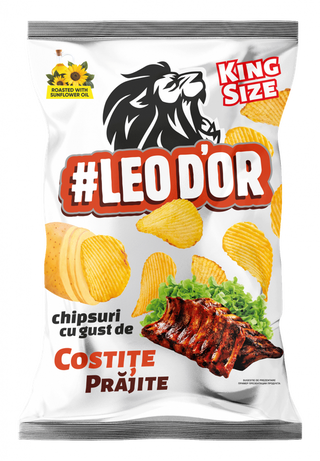 Chipsuri Leodor cu smantana si ceapa 100g