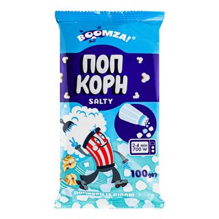 BOOMZA Popcorn microundă cu sare 100g