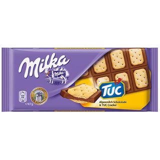 Milka Ciocolata Lapte Biscuiti Tuc 87G