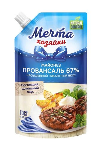 МЕЧТА ХОЗЯЙКИ Maioneză 67% Provensal  350ml