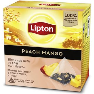 LIPTON Ceai Negru Piersic si Mango  20pyr.