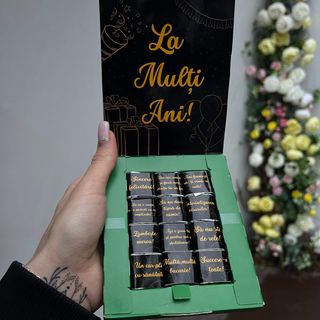 Ciocolată cu design individual " La Mulți Ani "