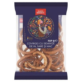 Hanul Boieresc Covrigei cu mac si sare 250 g