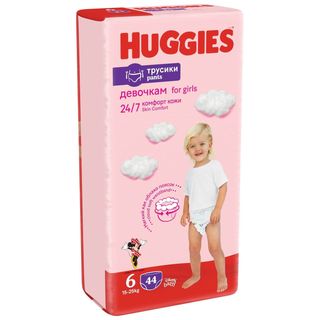 Huggies Mega Chiloței-scutec 6 (15-25 kg) 44 Fată