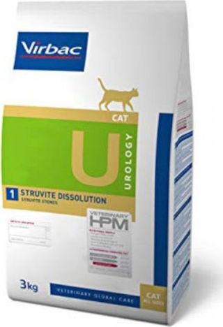 Virbac Veterinary HPM Cat Urology Struvite Dissolution U1 3kg