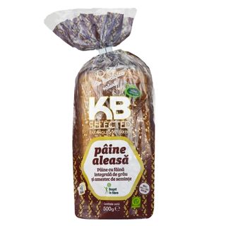KB, Paine feliata aleasa din faina integrala cu multicereale 500g (ID 86139)