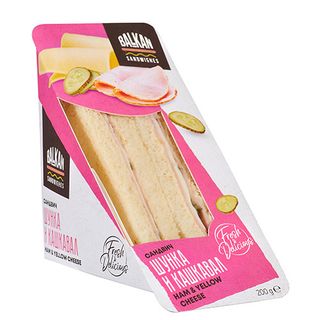 ToGo Balkan Сандвич Шунка и кашкавал200г / 00080269