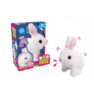 My Pet, bijeli plišani zeko na baterije, 20cm, zvuk 59-962000