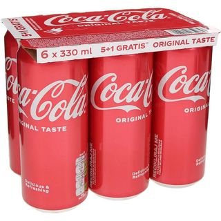 SOK GAZIRANI COCA COLA 0,33l 5+1 GRATIS