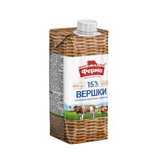 ФЕРМА Smantana dulce 15% UHT.  500ml