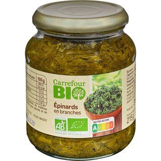 Spanac Frunze 370Ml Carrefour Bio
