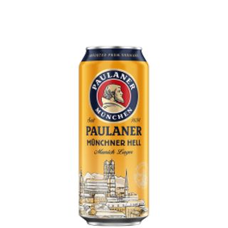Бира Пауланер Мюнхенер лагер 4.9% КЕН, 0.5 л