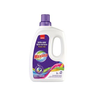 Detergent gel Sano Maxima Power Mix&Wash, 60 de spalari, 3 l