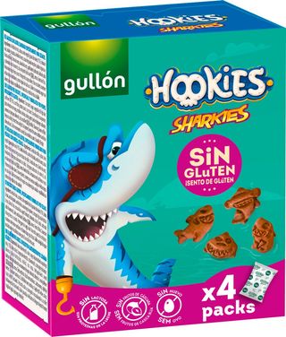 Gullon biscuiti fara gluten Sharkies160g