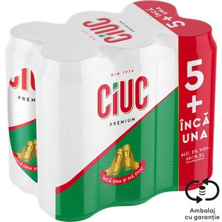 Ciuc Premium, Bere blonda 5+1 x 0.5L (ID 42473)