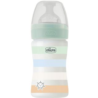 CHICCO MONTE flašica well being PVC 0% bpa silikon 150 ml zelena | 8058664166206