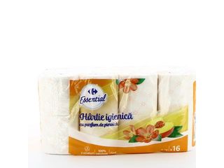 Hartie Igienica 3 Straturi, Parfum De Piersica, 16 Role