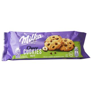 Milka, Biscuiti cu bucatele de ciocolata si alune 135g (ID 71311)