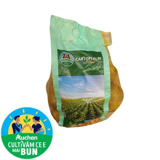 Cartofi albi pentru prajit la plasa Filiera Auchan, 2.5 kg