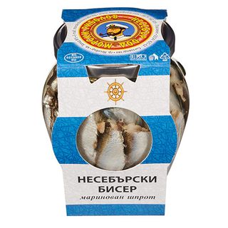 Несебърски бисер маринован шпроти 290г / 00102394