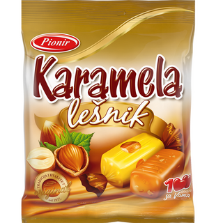 KARAMELA LJEŠNIK 100G PIONIR