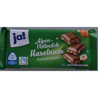 Млечен шоколад с ядки JA! 100 ГР / 38945926