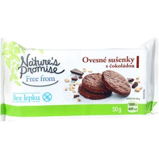 Nature's Promise Free From, Biscuiti cu ovaz si ciocolata 50g (ID 29185)