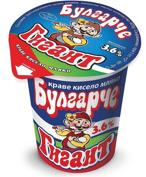 Мляко Кисело Булгарче 3.6%  Рп