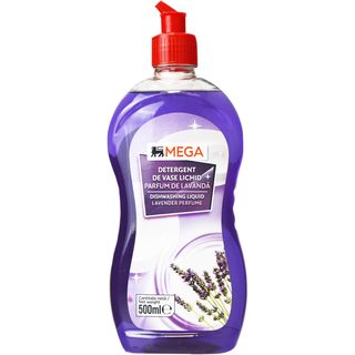 MEGA, Detergent de vase cu parfum de lavanda 500ml (ID 63491)