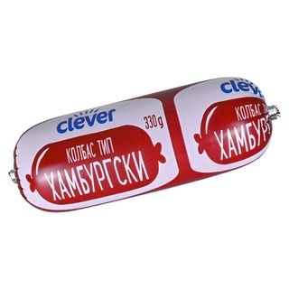 Clever Колбас Хамбургски 330 ГР / AB900726