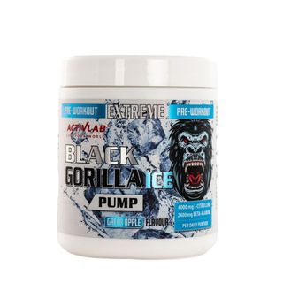 Black Gorilla Ice Pump Preworkout green apple 300g