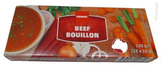 PENNY cuburi de supa cu vita 120g