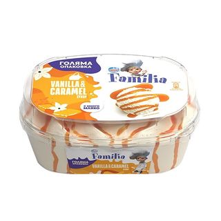 SLADOLED FAMILIA VANILLA & CARAMEL 900ML 11290110