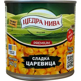 Щедра Нива сладка царевица 340 г / 20918496