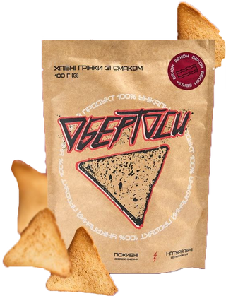 Crutoane "Obertosi" cu gust Becon 100gr.