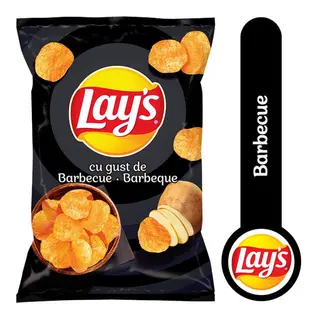 Lay's chipsuri din cartofi cu barbeque 125g