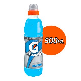 Gatorade Cool Blue, Bautura cu fluide, electroliti si carbohidrati, cu gust de zmeura, pet, 500ml