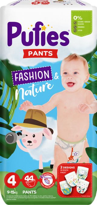PUFIES Pants ML Maxi pack Maxi №4 9-15kg, 44buc